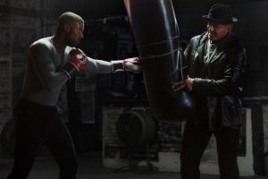 Michael Jordan and Sylvester Stalone in Creed 2