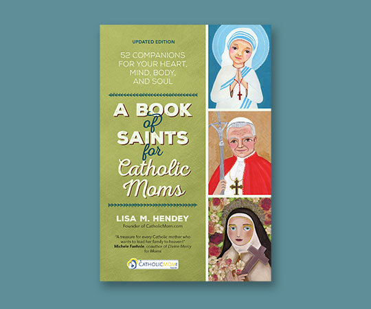Book of Saints for Catholic Moms book cover